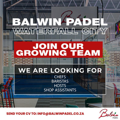 We’re Hiring at Balwin Padel Waterfall City 🚀