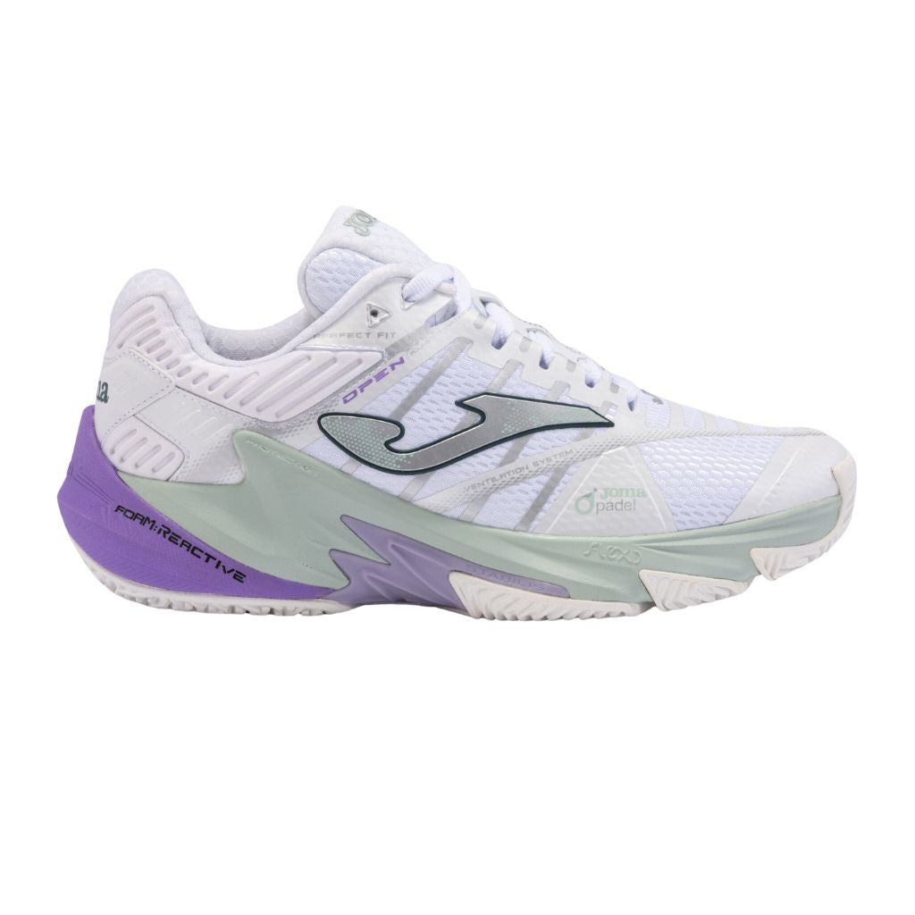 JOMA OPEN LADY 2402 White Padel Shoes