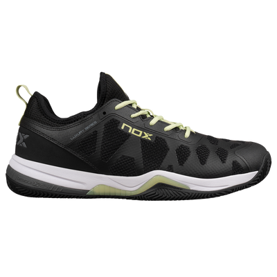 NOX NERBO Black/Soft Lime  Padel Shoes