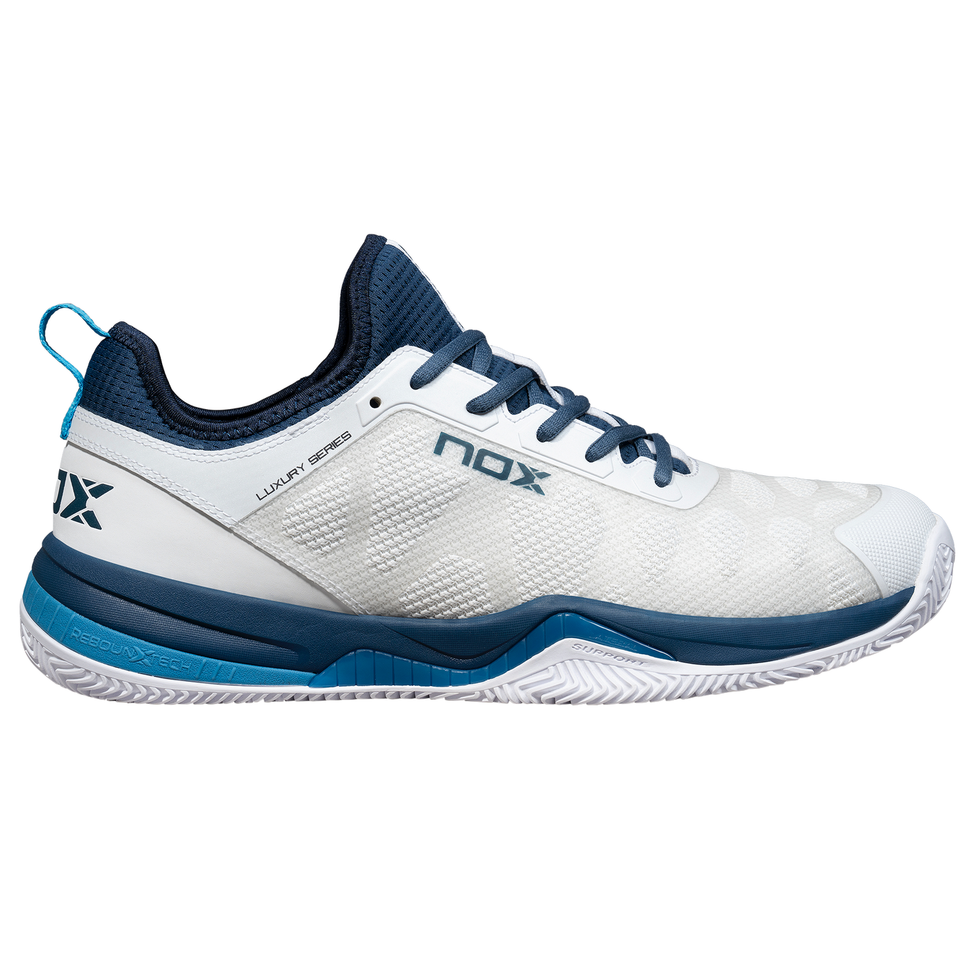 NOX NERBO White/Swedish Blue Padel Shoes