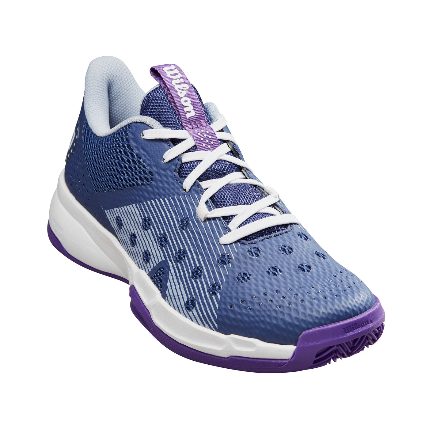 Wilson Ladies Hurakn Team Deep Cobalt / White / Lilac Padel Shoes