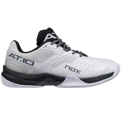 NOX AT10 White/Black Padel Shoes