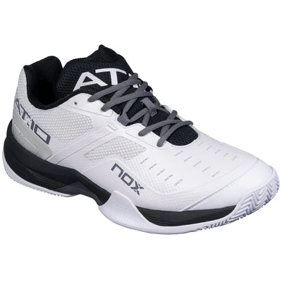 NOX AT10 White/Black Padel Shoes